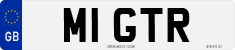 License plate of the United Kingdom, 1983 year system