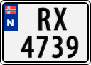 License plate of Norway, Trailers, motorcycles, special vehicles