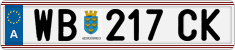 License plate of Austria, Regular plates