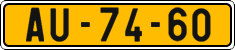 License plate of the Czech Republic, Commercial vehicles (1960)