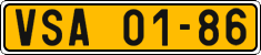 License plate of the Czech Republic, Commercial vehicles (1960)