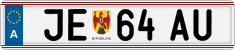 License plate of Austria, Regular plates