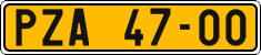 License plate of the Czech Republic, Commercial vehicles (1960)