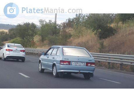 у009ох34, Lada (VAZ) 2114