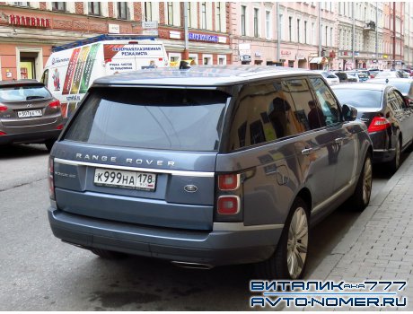 к999на178, Land Rover Range Rover