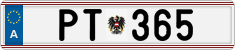 License plate of Austria, Official services and consulates