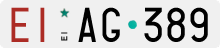 License plate of Italy, Specialty plates