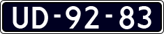 License plate of the Netherlands, Cars