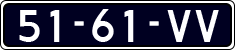 License plate of the Netherlands, Cars