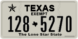 Texas, Exempt (123-4567)