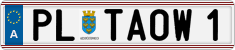 License plate of Austria, Vanity Plates