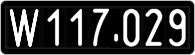 License plate of Austria, 1947 year system