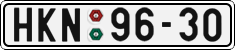 License plate of the Czech Republic, Cars (1960)