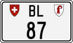 License plate of Switzerland, Cars
