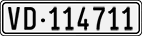 License plate of Switzerland, Cars