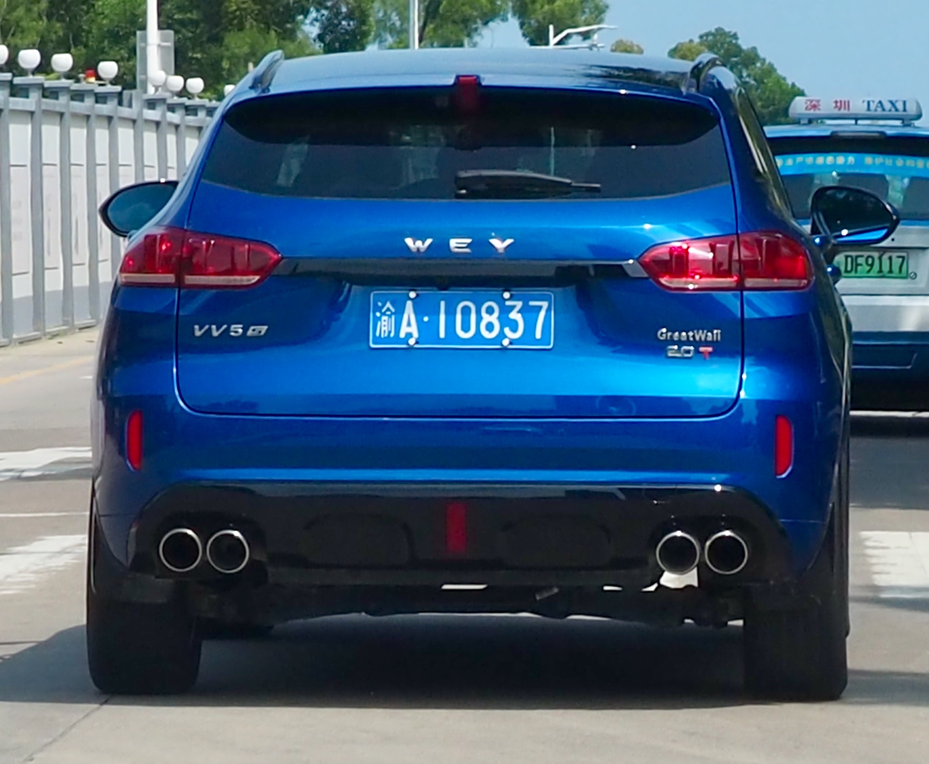 渝A·10837, WEY VV5 
