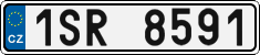 License plate of the Czech Republic, Cars (2001)