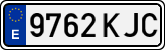 License plates of Spain, Ordinary (2000)