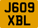 License plate of the United Kingdom, 1983 year system