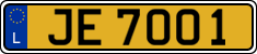 License plate of Luxembourg, 2003 year system