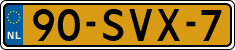 License plate of the Netherlands, Cars