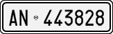 License plate of Italy, Cars (1927 year series)
