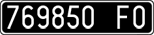 License plate of Italy, Cars (1927 year series)
