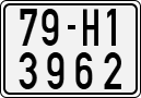 License plate of Vietnam, Motorcycles