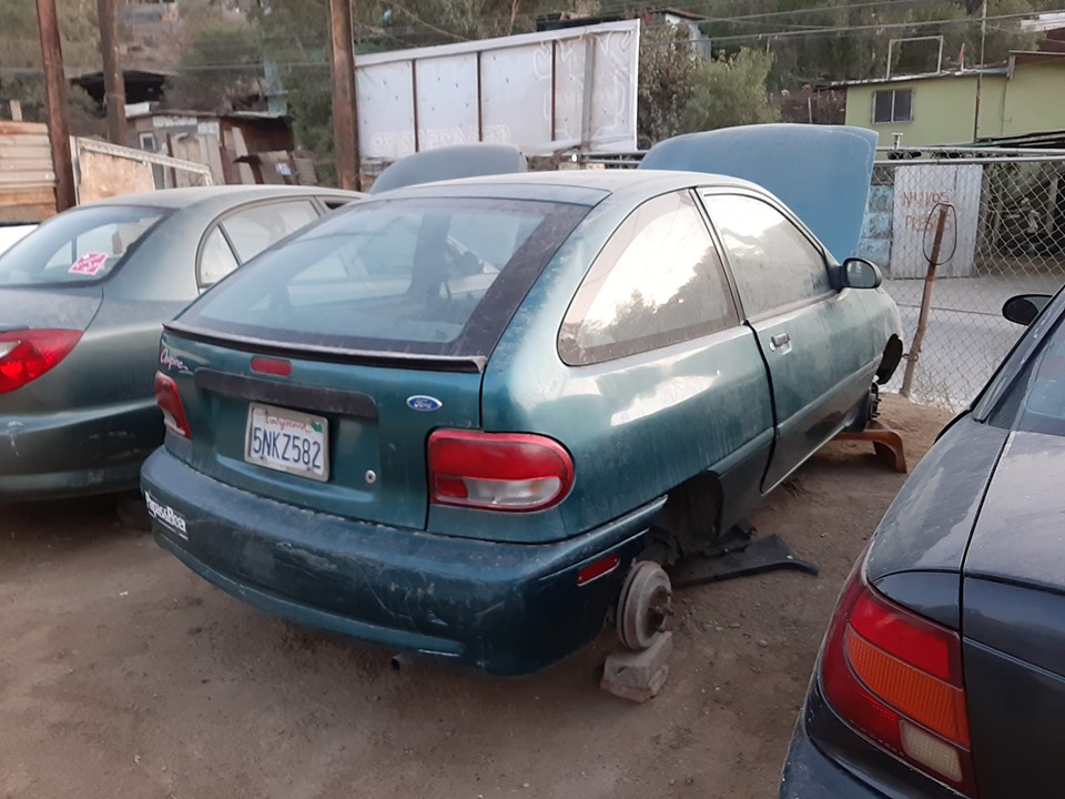 5NKZ582, Ford Aspire 1st gen 3-door Hatch (BT57), facelift, 1996–1997