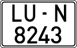 License plates of Spain, 1971 year series