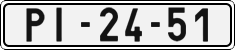 License plate of the Czech Republic, Cars (1960)