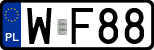 License plates of Poland, Regular car plates