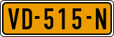 License plate of the Netherlands, Light Commercial Vehicles (1994 system)