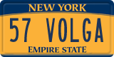 New York, Vanity Plates
