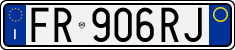 License plate of Italy, Cars (1994 year series)