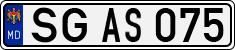 License plate of Moldova, Cars (1992)