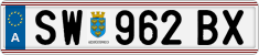 License plate of Austria, Regular plates