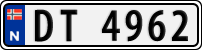 License plate of Norway, Trailers, motorcycles, special vehicles