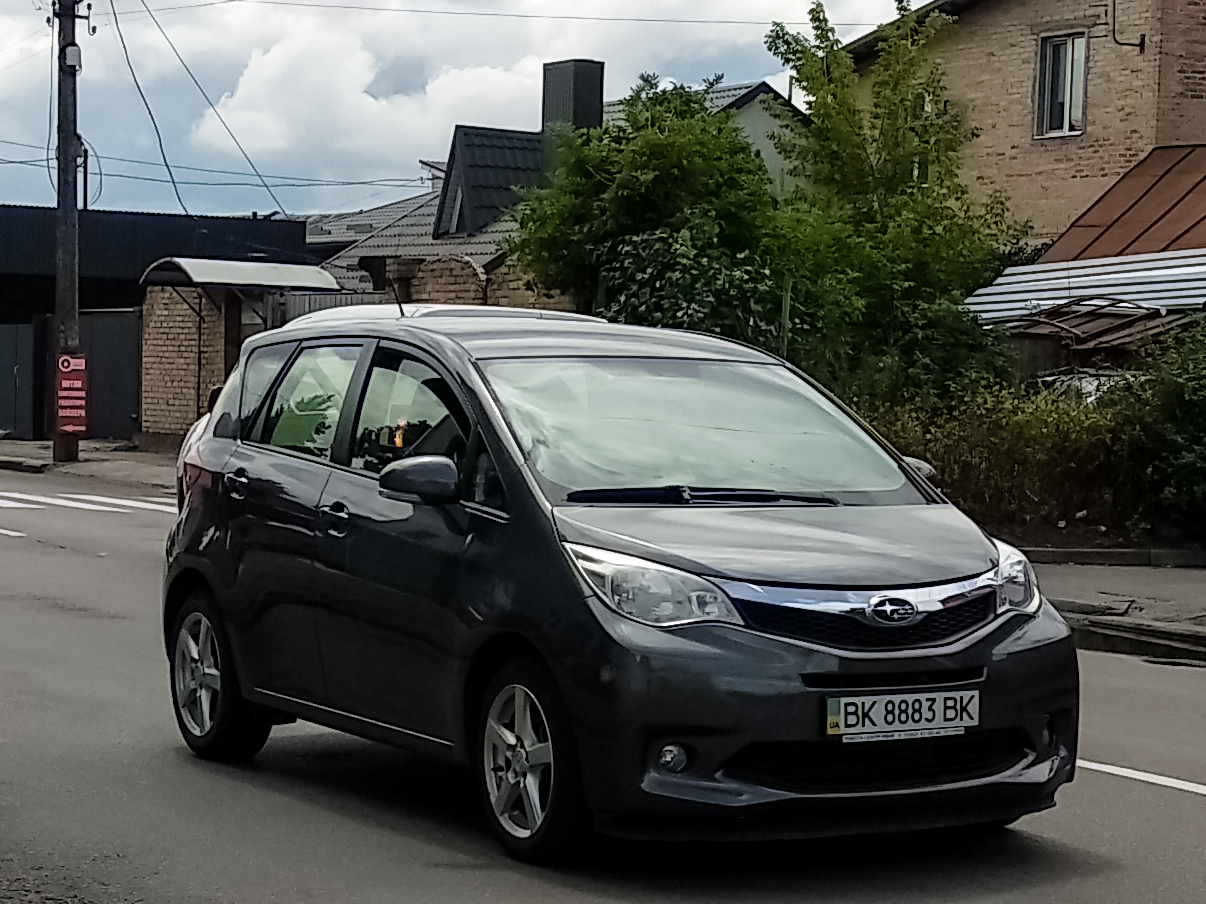 BK 8883 BK, Subaru Trezia 1st gen (XP120), 2011–2013