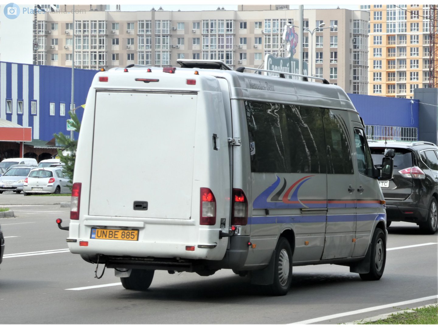 UN BE 885, Mercedes-Benz Sprinter 1st gen (Classic) (W901–905), facelift, 2000–2006 (2013–2018 for CIS-market)