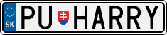 License plate of Slovakia, Vanity Plates