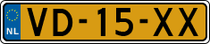 License plate of the Netherlands, Commercial Vehicles (1951-1994 system)