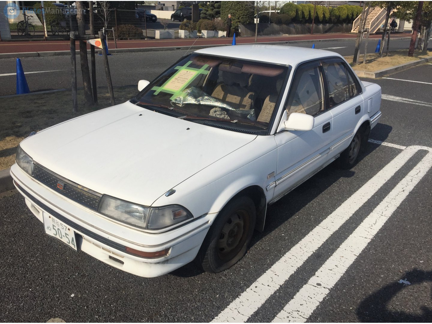 熊谷 57 ぬ 5054, Toyota Corolla 6th gen Sedan (E90), 1987–1992