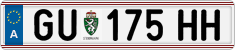 License plate of Austria, Regular plates