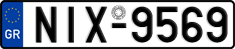 License plate of Greece, Cars