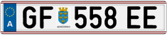 License plate of Austria, Regular plates