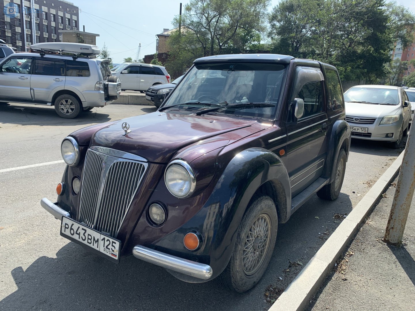 р 643 вм 125, Mitsubishi Pajero Junior Flying Pug 1st gen (H57A), 1997