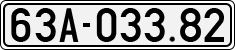 License plate of Vietnam, Cars