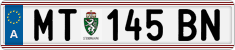 License plate of Austria, Regular plates