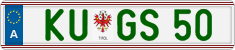 License plate of Austria, Vanity Plates
